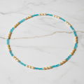 Baya turquoise & perles – studio marbre