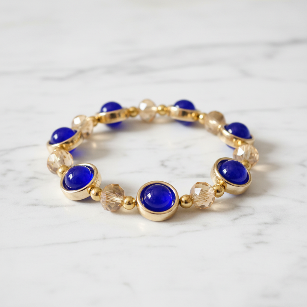 Bracelet bleu royal
