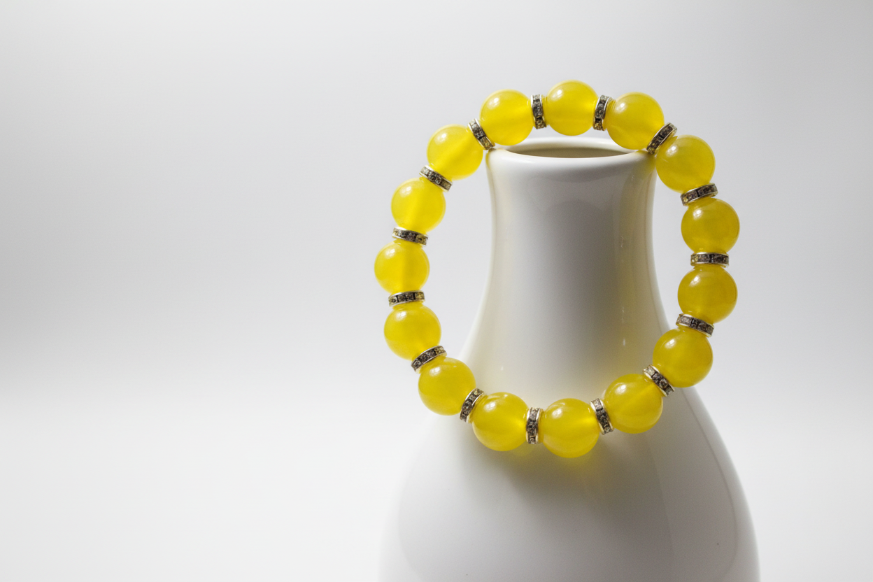 Bracelet Jade Jaune