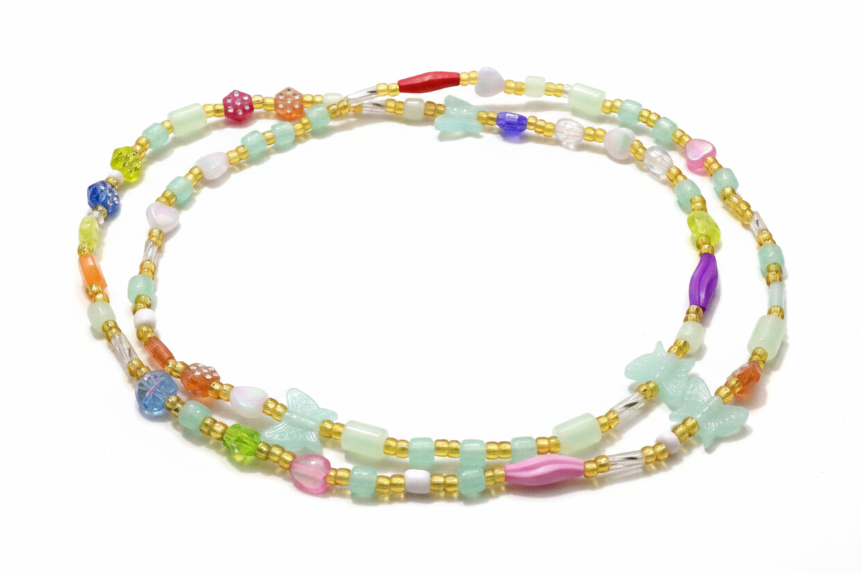 Baya Arc-en-Ciel —  4Chaînes de Taille Artisanales Multicolores