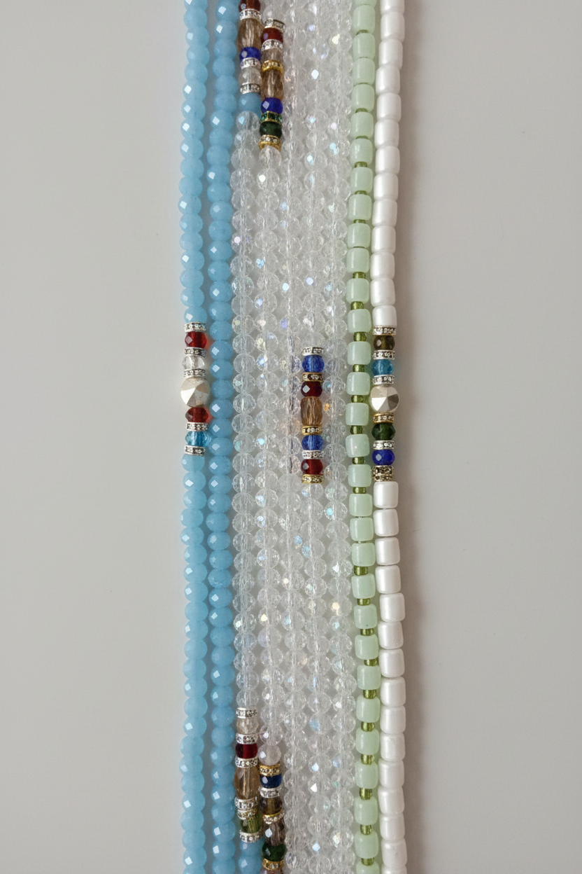 Chaînes de Taille Perles Précieuses – Collection Trio