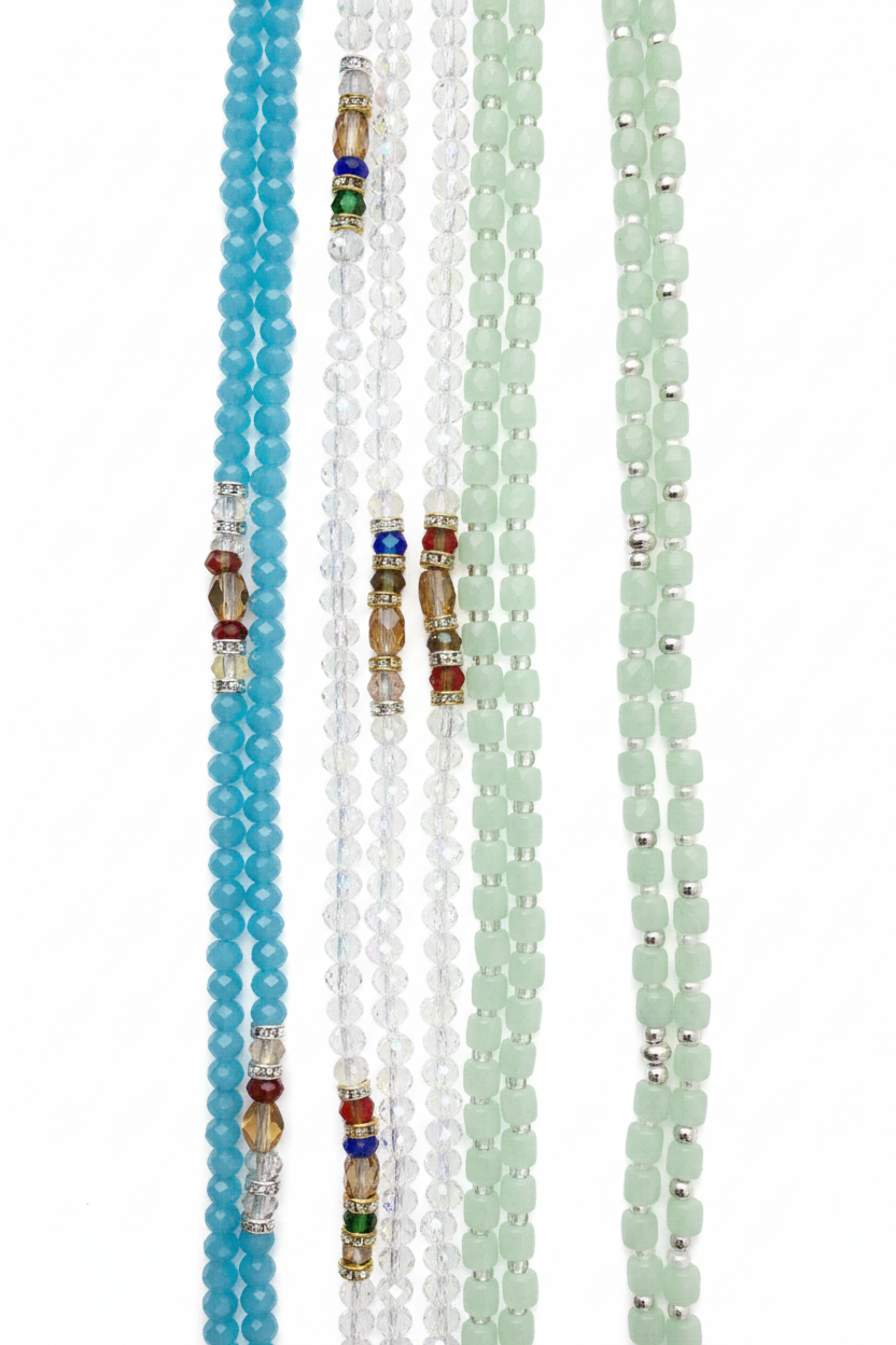 Chaînes de Taille Perles Précieuses – Collection Trio